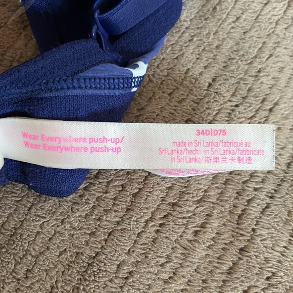 Victoria's Secret Blue and Tan Bras 34D - Picture 3 of 6